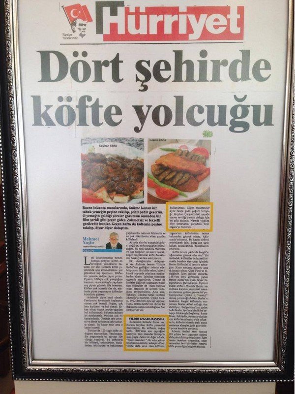 Yeşil Pideli Köfte